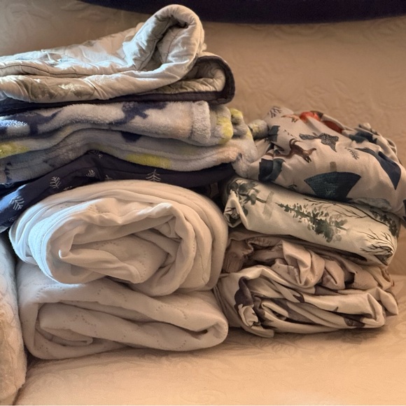 Pobibaby crib sheetsBlankets and crib mattress cover